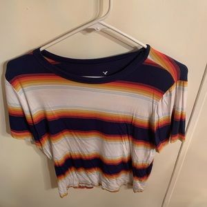 American Eagle Soft and Sexy Crop Shirt
